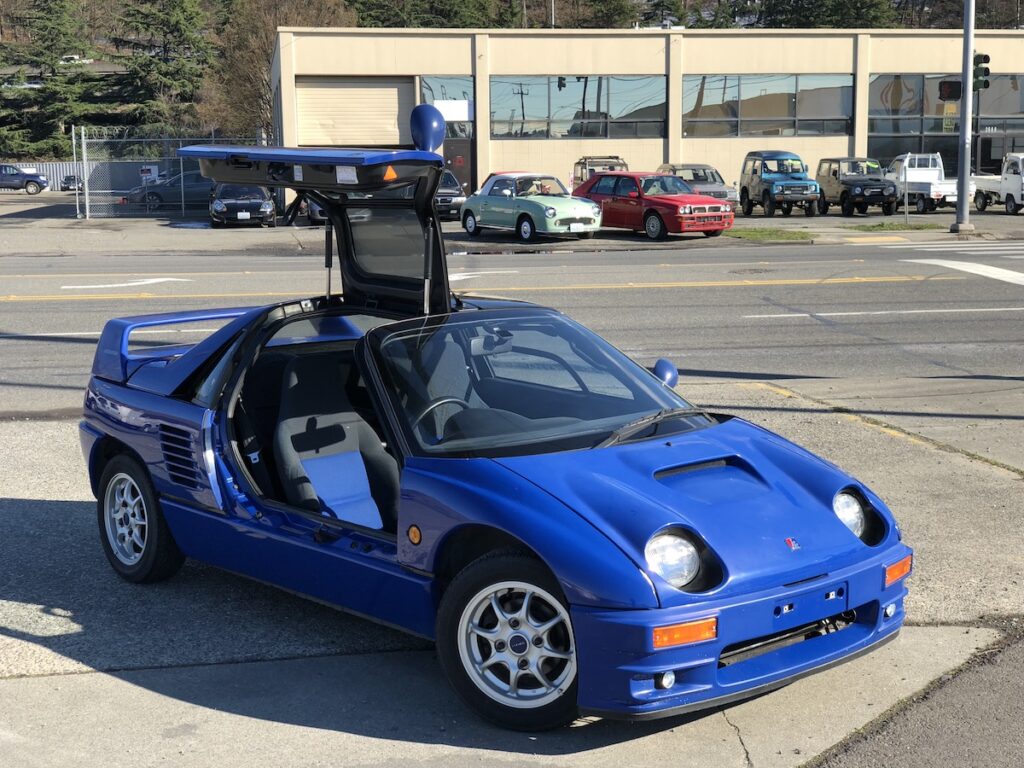Autozam AZ-1 Mazdaspeed front view with doors up